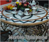 marble tabletops