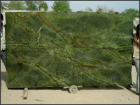 rainforest green marble slabs